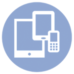 omni channel icon tablet and phone