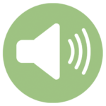 green icon with speaker